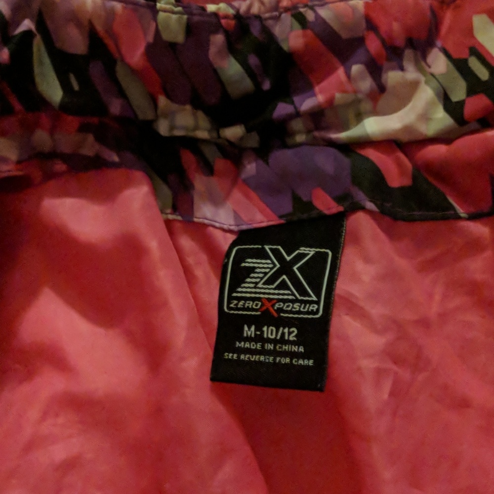USED Girls Zero Xposur Winter Coat - Picture 3 of 4